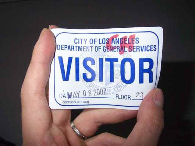 Visitor Label